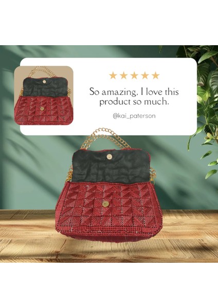 Müjde Kanvas El Işi Iğne ile Işlenmiş Çanta indirimleri