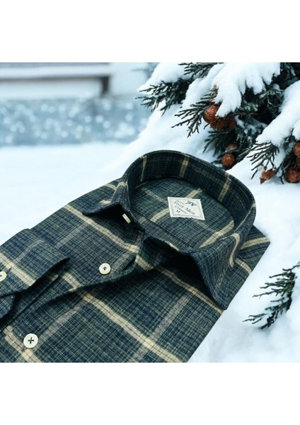 Kışlık Erkek Oduncu Gömlek (Regular Kalıp)