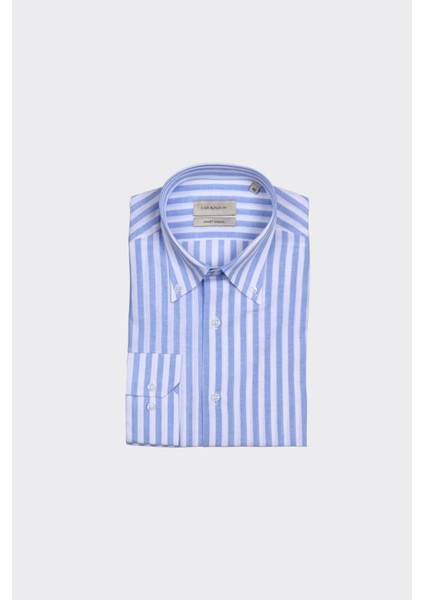 Yaka Düğmeli Erkek GÖMLEK-KAX4670S