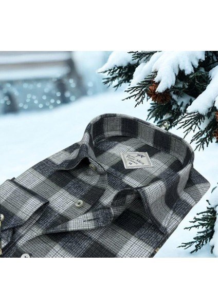 Kışlık Erkek Oduncu Gömlek (Regular Kalıp)