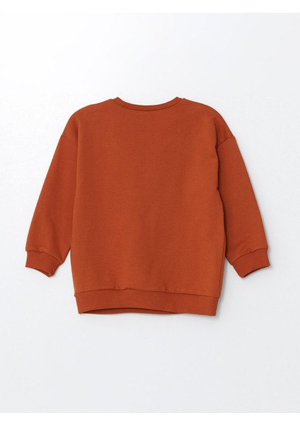 Lcw Kids Bisiklet Yaka Uzun Kollu Basic Erkek Bebek Sweatshirt ve Eşofman Alt 2'li