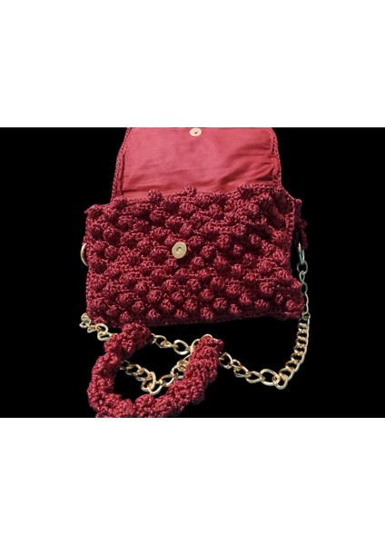 Çanta Müjde Popcron El Yapımı Örgü