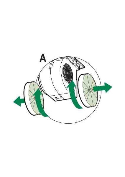 Siemens  LC66KPJ20T, LC66KPJ60T, LC66KPJ70T, LC67KPJ66T, LC97KPJ70T Bacasız Kullanım Karbon Filtre