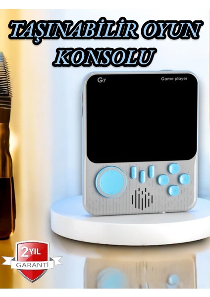 Uzun Pil Ömrü ile 666 Oyunlu Çocuk Retro El Atarisi, Taşınabilir ve Kullanımı Kolay