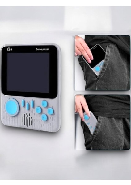 Uzun Pil Ömrü ile 666 Oyunlu Çocuk Retro El Atarisi, Taşınabilir ve Kullanımı Kolay