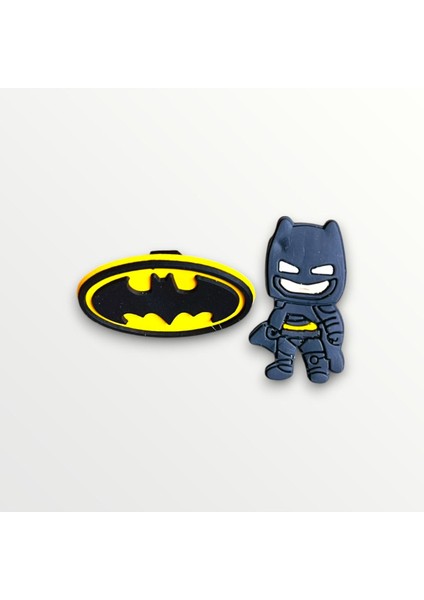 Spor Ayakkabı Bağcık Jibbitz / Charm / Süsü Batman 2 Li Set