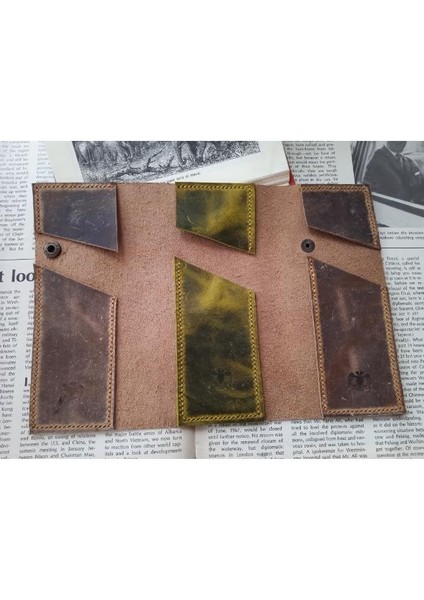 Crazy Gerçek Deri Tamamen El Emeği Özel Kalemleriniz Için Kalemlik Kalemkutu (8*18CM ) U4K2 fırsatları