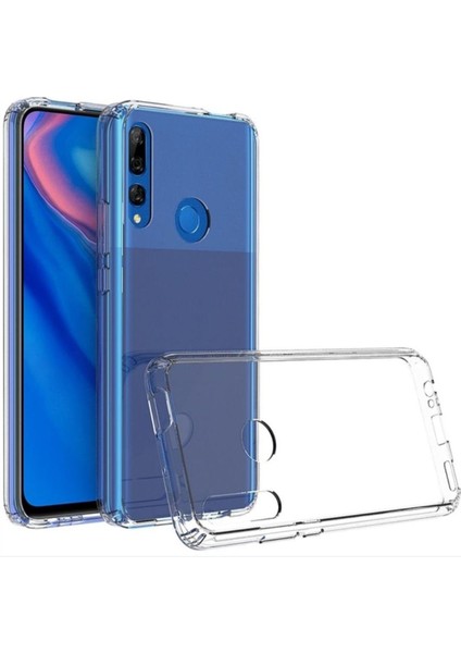 Huawei Y9 Prime 2019 Uyumlu Şeffaf Silikon Kılıf - Kamera Korumalı Esnek Tam Koruma Kapak