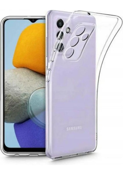 Samsung Galaxy M23 Uyumlu Şeffaf Silikon Kılıf - Kamera Korumalı Esnek Tam Koruma Kapak