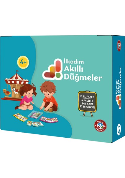 İlkadım Akıllı Düğmeler 4 Yaş Full Paket