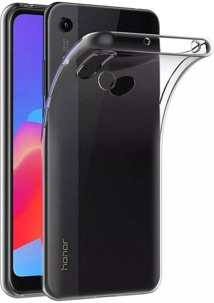Huawei Y6S 2019 Uyumlu Şeffaf Silikon Kılıf - Kamera Korumalı Esnek Tam Koruma Kapak