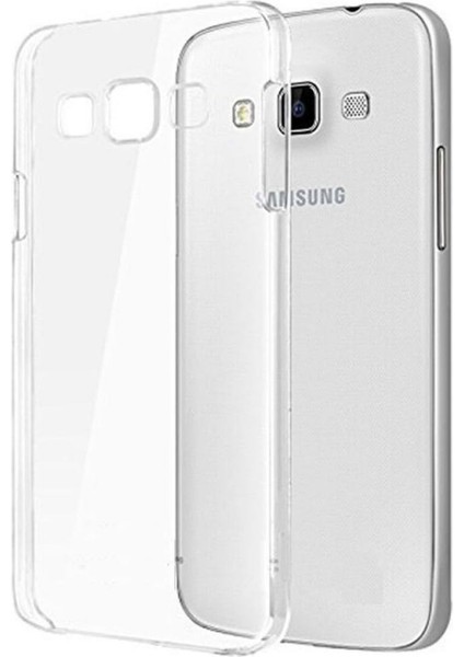 Samsung Galaxy E7 Uyumlu Şeffaf Silikon Kılıf - Kamera Korumalı Esnek Tam Koruma Kapak