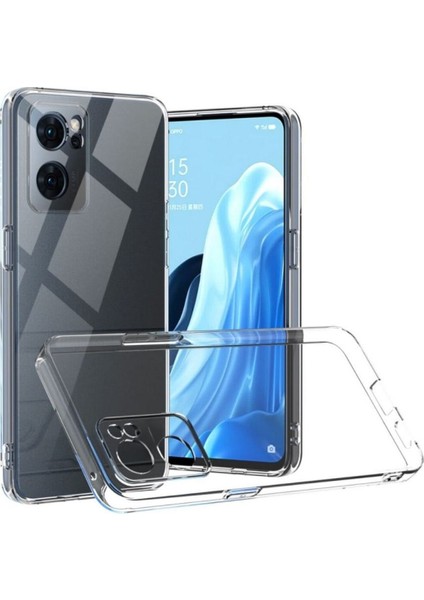 Realme 9i Uyumlu Şeffaf Silikon Kılıf - Kamera Korumalı Esnek Tam Koruma Kapak