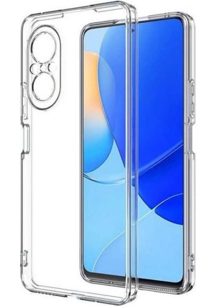 Huawei Nova 9 SE Uyumlu Şeffaf Silikon Kılıf - Kamera Korumalı Esnek Tam Koruma Kapak