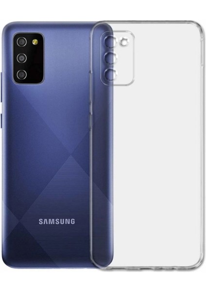 Samsung Galaxy A03S Uyumlu Şeffaf Silikon Kılıf - Kamera Korumalı Esnek Tam Koruma Kapak