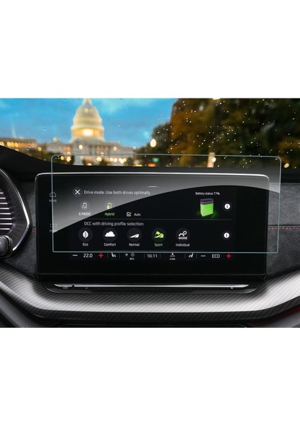 Skoda Yeni Octavia Multimedya 10 Inç Temperli Nano Ekran Koruyucu