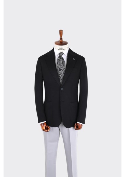 Kırlangıç Yaka Erkek Ceket-KAX5528S