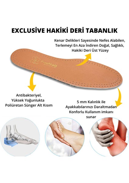 Exclusive Exclusive Deri Kokulu Alt Tabanlık, Ter Emici, Koku Önleyici Siyah Tabanlık fırsatları