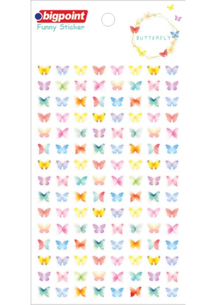 Sticker Kelebekler 15'li Paket fiyatları