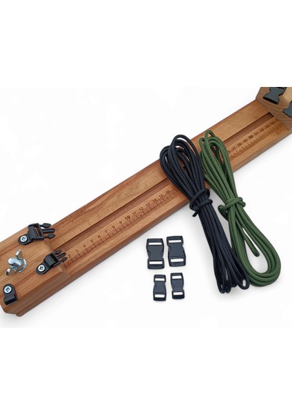 Paracord Bileklik Örme Tahtası (8 Metre Ip ve 4 Klips Hediyeli)