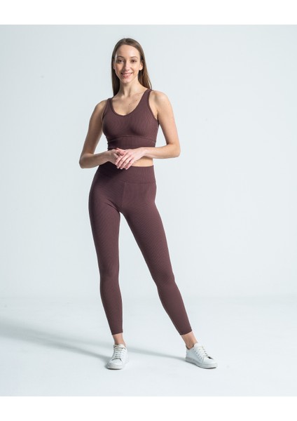 Infome Kadın Fitilli Kaşkorse Şardonlu Tayt