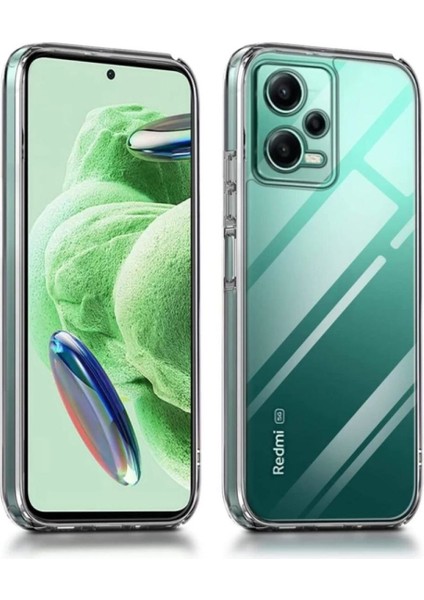 Poco X5 5G Uyumlu Şeffaf Silikon Kılıf - Kamera Korumalı Esnek Tam Koruma Kapak