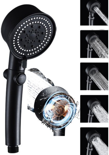 Duş Başlığı Pervaneli Serinletici Tasarım 5 Modlu (4767) - MCT4814-9956