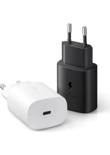 Galaxy A15 - A25 - A35 - A55 5g Type-C 25W Hızlı Sarj Adaptörü