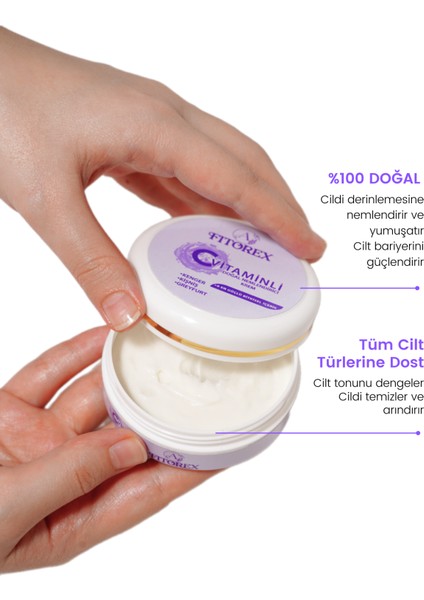 Doğal ve Bitkisel C Vitaminli Nemlendirici Krem: Anında Canlılık, Parlaklık ve Nem! fiyatları