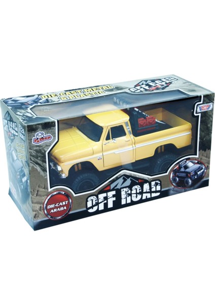 Motormax 1:24 Die Cast Arazi Araçları (Kamyonet) - Sarı