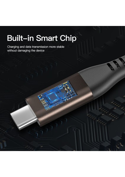 Type C To Type C 100WATT Android Huawei Xiaomi Iphone Hızlı Şarj Data Kablosu Siyah 2 Metre fırsatları