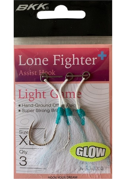 Lone Fighter+ Single Assist Iğne Xl (3'lü Paket)