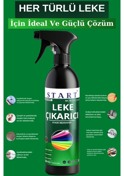 Start Stop Ultra Güçlü Leke Çıkarıcı Sprey