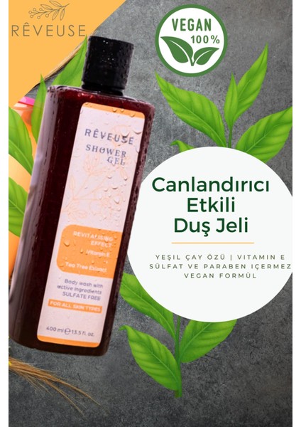 Kolajen Keratin Şampuan & Revitalizing Canlandırıcı Etkili Çay Ağacı Özlü Duş Jeli