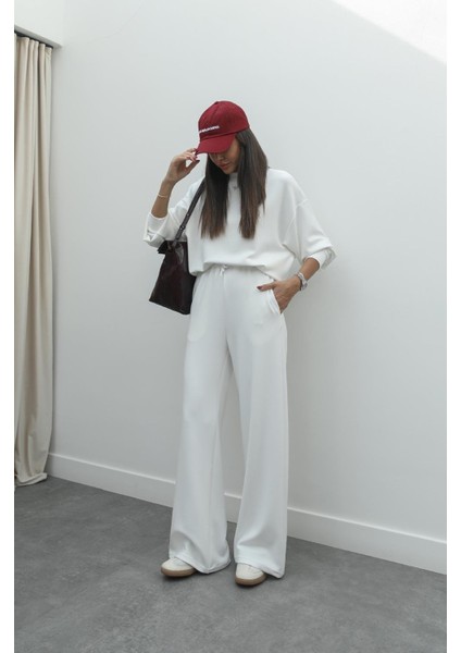 Ekru Claire Modal Eşofman Takım modelleri