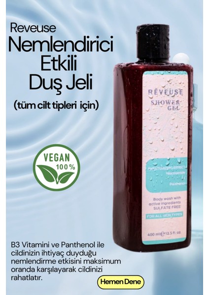 Kolajen Keratin Şampuan + Nemlendirici Besleyici B3-B5 Vitamin Duş Jeli