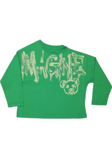 T11KÇ-75073_01 Kız Garson Sweatshirt O Yaka 30/1 Suprem