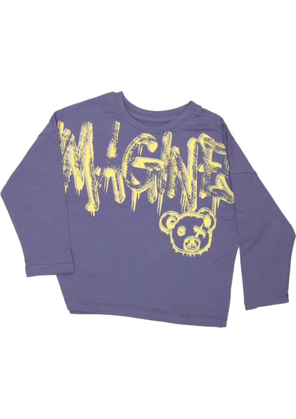 T11KÇ-75073_01 Kız Garson Sweatshirt O Yaka 30/1 Suprem