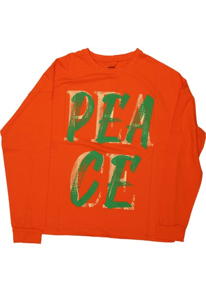 T11KG-75076_01 Kız Garson Sweatshirt O Yaka 30/1 Suprem