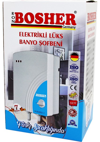 Bosher Elektriklibanyo Şofbeni 7500W (4767) - CPB8066-8426