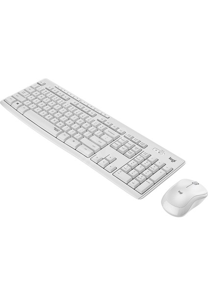 Logıtech MK295 Q Tr Beyaz Kablosuz Klavye+Mouse Set (4767) - CPB4114-8352