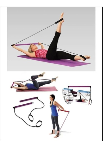 Squat Pilates Studio Evde Spor Egzersiz Çubuğu Squat Pilates Barı - CPB6424-8805