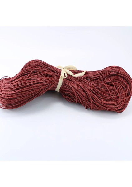 Bordo Renk Çile Kağıt Ip Çanta Ipi Supla Ipi  No:62 - (550-600 Gr) - YLT8794-1804