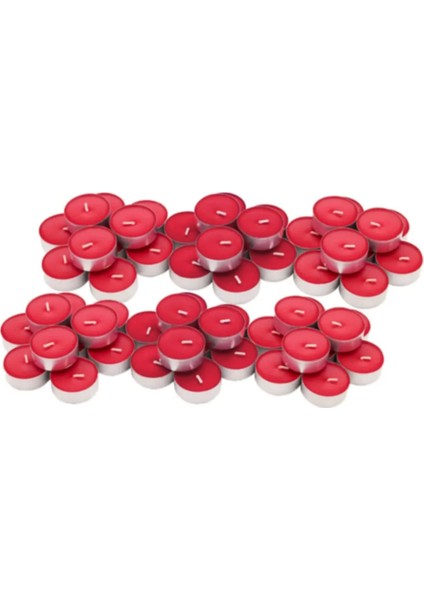 Lokal Marketing Tealight Mum 50'li Kırmızı TURK-13644 - LKM5775-7441