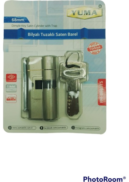 Tuzaklı Bilyalı Beyaz Barel (4767) - YLT1737-9392