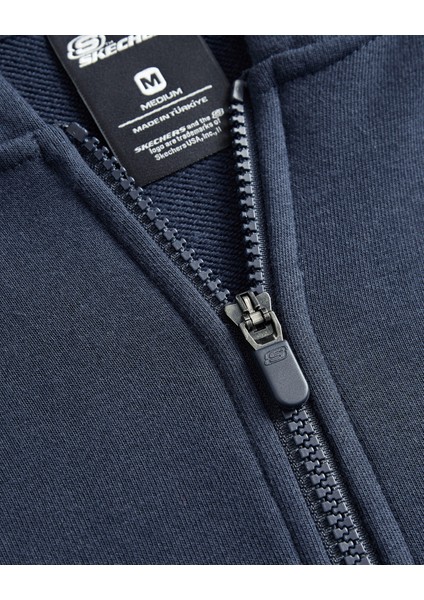 M Essential Full Zip Hoodie Sweatshirt Erkek Lacivert Sweatshirt S242112-410 modelleri