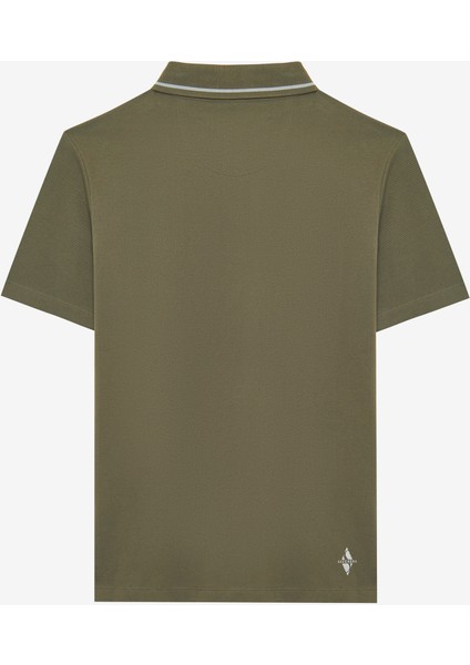 Polo M Short Sleeve Polo Erkek Haki Polo Yaka Tshirt S212224-801