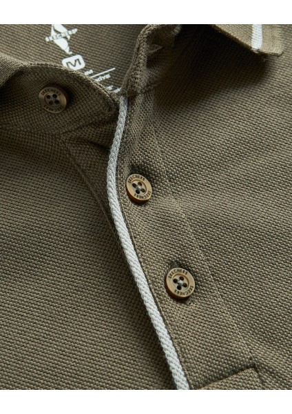 Polo M Short Sleeve Polo Erkek Haki Polo Yaka Tshirt S212224-801