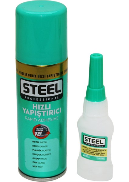 Steel CK-6361 100ML+8GR Hızlı Yapıştırıcı (4767)
