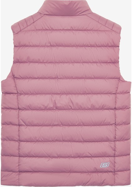 W Outerwear Padded Vest Kadın Bordo Yelek S242319-620